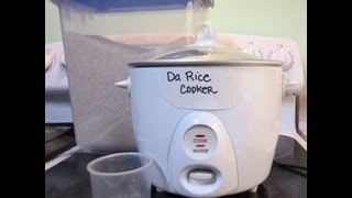 How to cook RICE in DA RICE COOKER [upl. by Eerhs]