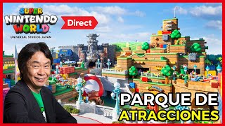 Así es SUPER NINTENDO WORLD  Parque de atracciones de Super Mario ideado por Shigeru Miyamoto [upl. by Nahguav]