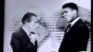 Cassius Clay Muhammad Ali talks with Ed Sullivan [upl. by Oijile]