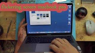 Flickering screen macbook pro 2017  Blinking screen [upl. by Ellinehc]