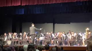 Tuloso Midway Middle School Honors Band May 2022 “ Darklands March” [upl. by Esilram]