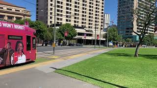 Adelaide Flexity Tram 106 at Victoria Square [upl. by Phillada]