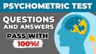 How to Pass Psychometric Test Questions and Answers  Pass with 100 percent [upl. by Oinigih447]