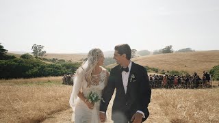 A Stunning Wine Country Wedding Among the California Hills in Tomales Bay [upl. by Ilah]