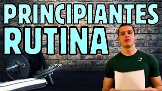 ➤ La Mejor Rutina para Principiantes GIMNASIO 💪 TORSO  PIERNA 4 DÍAS  Descarga GRATIS [upl. by Buyse]