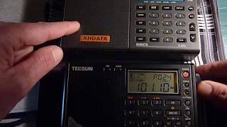 Tecsun PL310ET Vs Xhdata D808 test FM  función ATS [upl. by Abrahams]