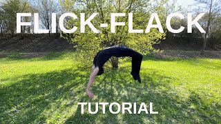 Flick Flack auf dem Boden lernen  FLICK FLACK TUTORIAL [upl. by Kiona]