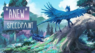 Anew  SPEEDPAINT  Photoshop CC [upl. by Coffeng715]