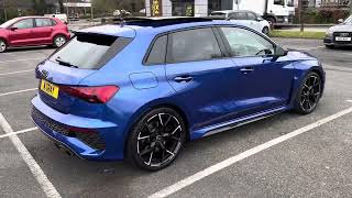 Audi RS3 Vorsprung in Exclusive Sepang Blue [upl. by Tristas]