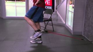 HOW TO DO Standing Leg Extension with Resistance Bands [upl. by Stichter483]