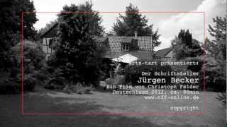 CFF Trailer DER SCHRIFTSTELLER JÜRGEN BECKER  Büchner Preisträger 2014 [upl. by Delp]