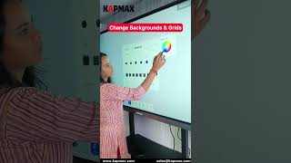 4K Display Digital Board Change Backgrounds amp Grids shortfeed ytshorts digitalboard [upl. by Eninnej]