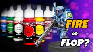 The Army Painter Warpaints Fanatic Miniature Paint Review Is the HyPe Real [upl. by Naahs]