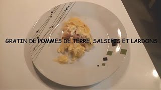 20  Gratin de pommes de terre salsifis et lardons [upl. by Anitroc]