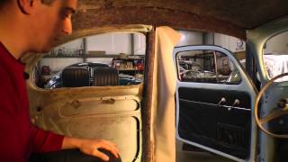 Classic VW BuGs How to Install Volks MultiPiece Beetle Headliner Pt3 of 6 [upl. by Certie428]