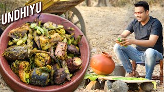 Undhiyu Recipe  How To Make Undhiyu In A Earthen Pot  Traditional Gujarati Recipe  Varun [upl. by Akina]