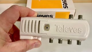 Televes TV Antenna 5way TV Distribution Amplifier 552380 [upl. by Gussi]