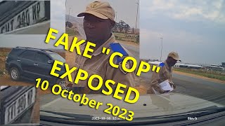 Fake traffic quotcopquot gets owned by driver Beware of possible false traffic stops and be careful [upl. by Mun975]