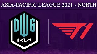 DWG vs T1 Clubhouse  DAMWON Gaming vs T1  APAC 2021  North 24 June 2021 [upl. by Neiht]