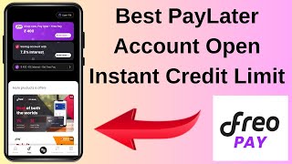 Freo Pay PayLater Account Open Instant Credit Limit [upl. by Aes]