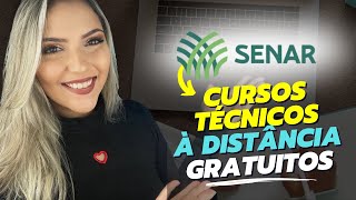 CURSOS TÉCNICOS EAD GRATUITOS do SENAR  3700 VAGAS ABERTAS  Mari Rel [upl. by Lole]