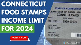 Connecticut Food Stamp Income Limits for 2024 [upl. by Vargas]