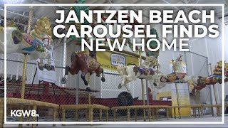 Historic Jantzen Beach Carousel finds permanent home [upl. by Pulchia]