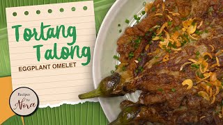 Quick And Easy Tortang Talong eggplant Omelet [upl. by Alena]