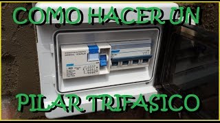 Como Hacer Pilar Monofásico  Trifasico [upl. by Hamforrd]