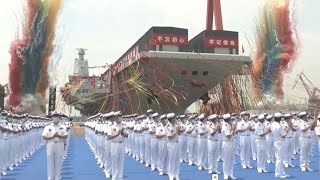 CHINA reta a ESPAÑA con el nuevo PORTAAVIONES gigantesco El CNS FUJIAN El futuro marítimo CHINO [upl. by Wandis99]