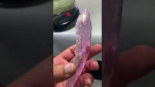 Kunzite from Afghanistan 🇦🇫kunzitecrystal foryourpage [upl. by Eenobe]