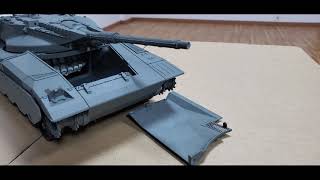 RC tank autoloader firing [upl. by Tertius]