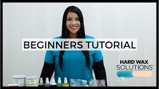 Introduction to Waxing  Beginners Hard Wax Tutorial [upl. by Rihat543]