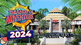 Universal Islands of Adventure RIDES amp ATTRACTIONS 2024  Universal Orlando Resort [upl. by Oelgnaed]