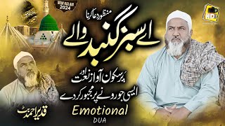 Emotional Dua 😭 Aye Sabz Gumbad Wale  Qadeer Ahmed Butt  New Naat 2024  HDS Production [upl. by Fen980]