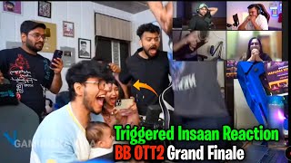 Triggered Insaan Live Reaction On BB OTT2 Winner 😱  Big Boss Ott Season 2 Winner FukraInsaan [upl. by Hanae667]