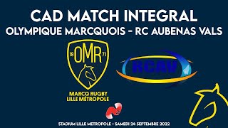 Olympique MarcquoisRC Aubenas Vals  Rugby N2  Commentaires AD  Match complet 24092022 [upl. by Butterfield752]