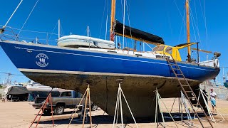 Hauling Out our Cheoylee Offshore 41 in Mexico  Sailing Sitka Ep 79 [upl. by Ladnar847]