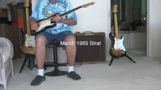 Comparing 954 Hardtail vs March 65 and 70th Anniv 1954 Strats in 4K [upl. by Enilasor]