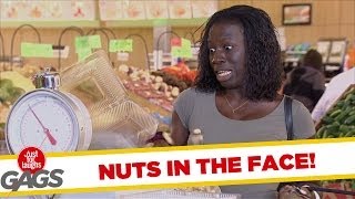 Nuts in the Face Prank [upl. by Fransisco]