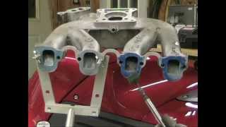 Porting an aluminum intake manifold basics of porting and polishingmpg [upl. by Aima]