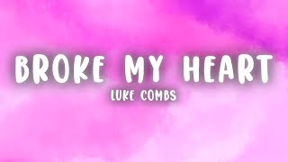 Luke Combs  Beer Never Broke My Heart [upl. by Lacram870]