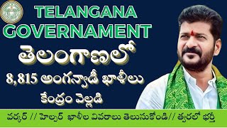 anganwadi jobs 2023 Telangana Anganwadi job vacancies 2023 detailsAntharnetra [upl. by Kile220]