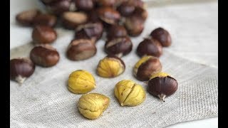 CASTAGNE FURBE MORBIDE E FACILI DA SBUCCIARE trucchi segreti e cottura perfetta [upl. by Airtemak853]