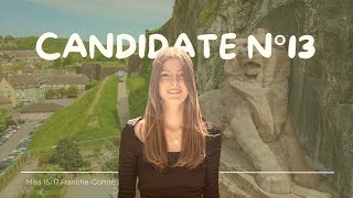 Candidate n° 13  Chloé Comté [upl. by Anatolio]