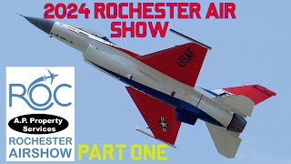 2024 Rochester Air Show Sunday Full Show Part 1 [upl. by Notnad509]