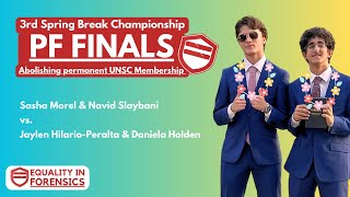 PF Finals  3rd Spring Break Special [upl. by Millian]