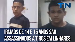 Irmãos de 14 e 15 anos são assassinados a tiros em Linhares [upl. by Tades]