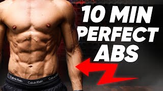 10 MIN PERFECT ABS WORKOUT RESULTS GUARANTEED [upl. by Spratt]