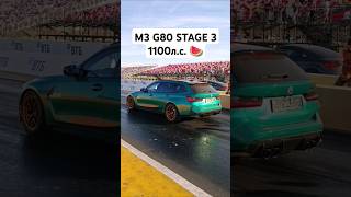 BMW M3 G80 АРБУЗИК 1100лс РАЗГОН автоврн bmwm3 bmwm3g80 m3g80 м3арбузик dragrace [upl. by Marienthal907]